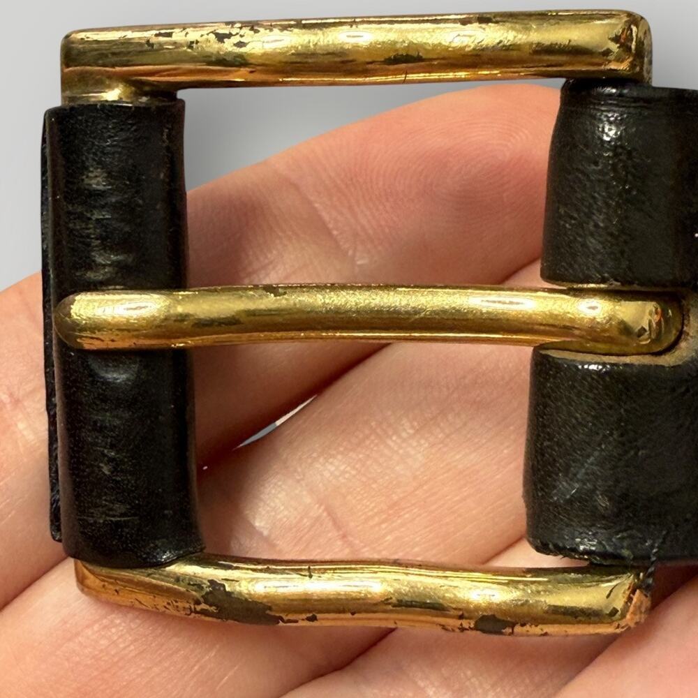 Claudio Orciani Black Leather Belt - Picture 3 of 16